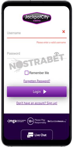 jackpot city mobile login